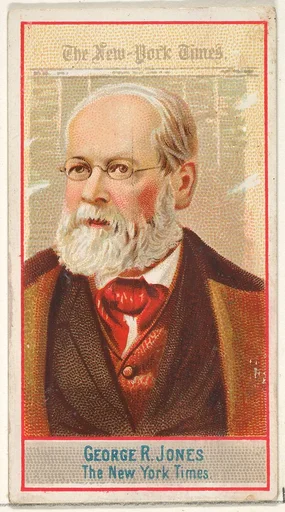George R. Jones, The New York Times, from the American Editors series (N1) for Allen & Ginter Cigarettes Brands