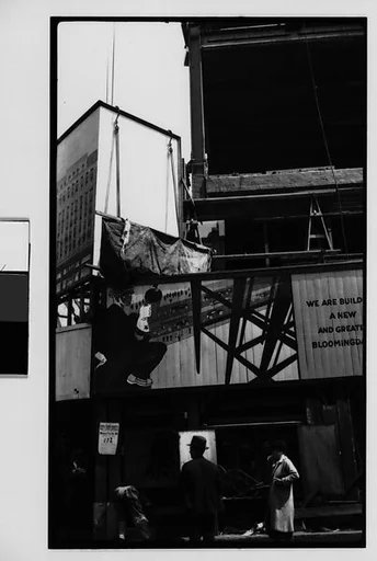 [Billboard at Bloomingdale's Construction Site, Fifty-Ninth Street, New York City]