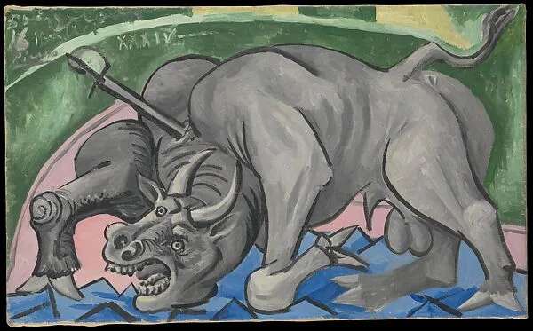 Dying Bull — Pablo Picasso