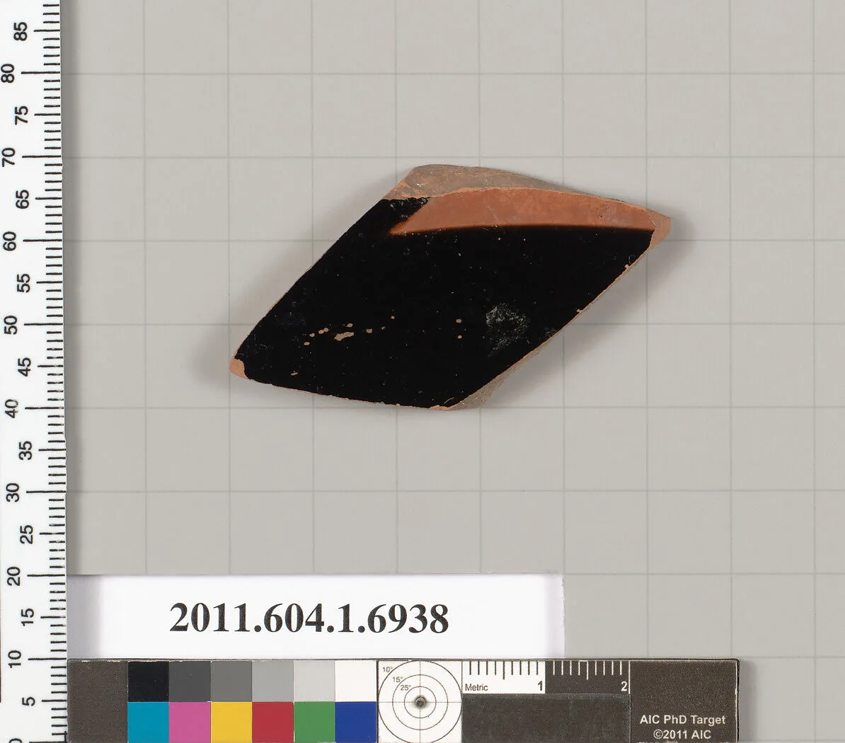 Terracotta fragment of a kylix (drinking cup) — Unknown