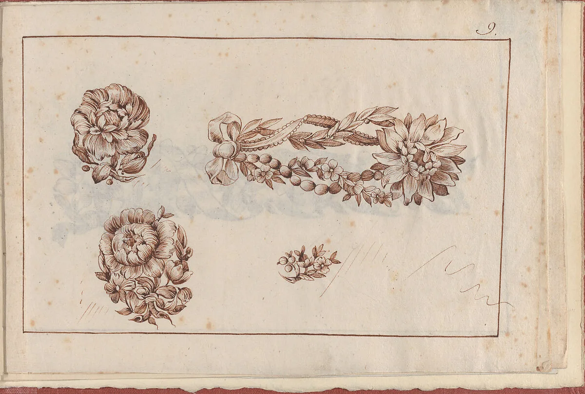 Joaillerie: Album of Jewelry Designs, Page 9 — L. van der Cruycen|Anonymous, French