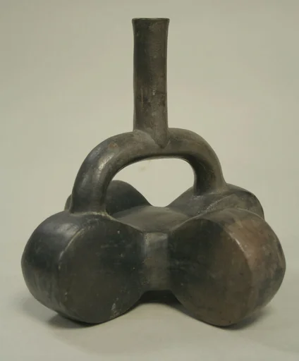 Compartmented Stirrup Spout Jar
