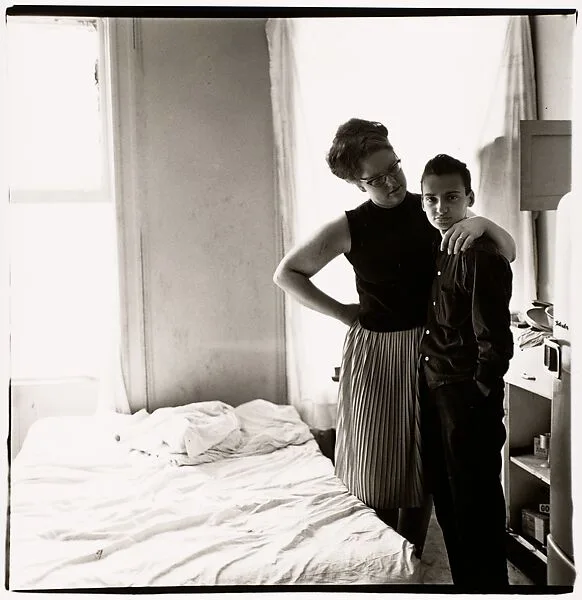 Two friends at home, N.Y.C. — Diane Arbus