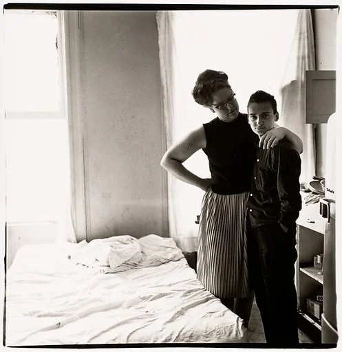 Two friends at home, N.Y.C.