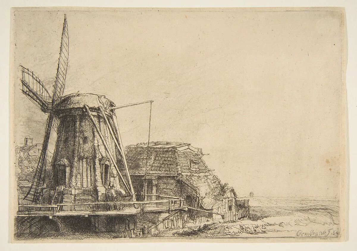 The Windmill — Rembrandt (Rembrandt van Rijn)