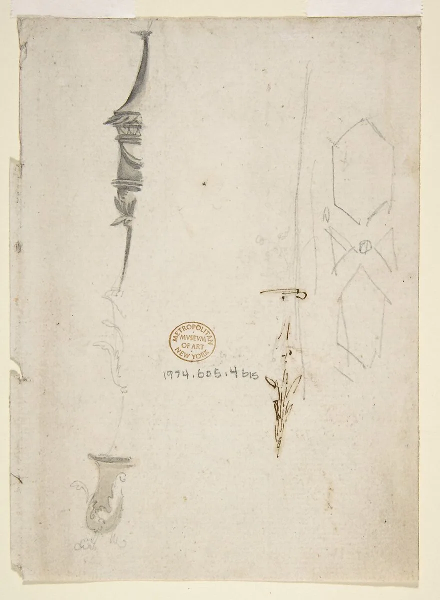 Fragmentary Sketches of Various Ornament — Giovanni Battista Natali III