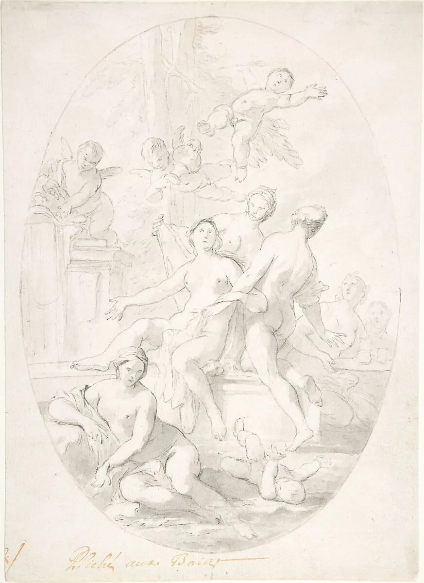 The Bath of Psyche — Pierre Jacques Cazes