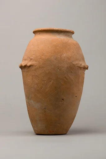 Wavy-handled jar