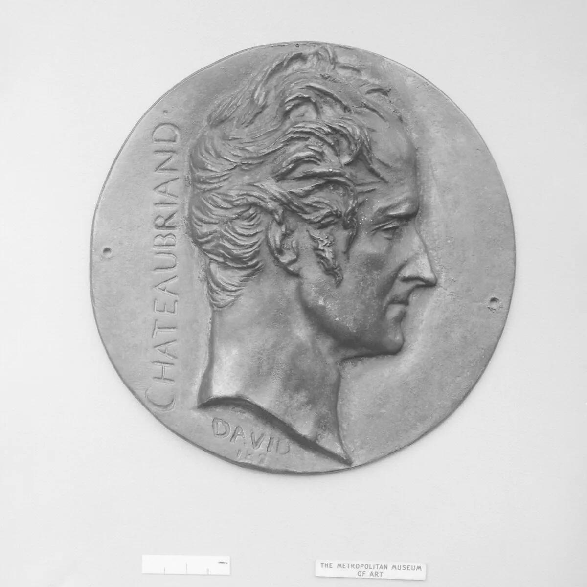 François René Auguste Vicomte de Chateaubriand (1768–1848), French statesman and man-of-letters — Pierre Jean David d'Angers|Eck et Durand