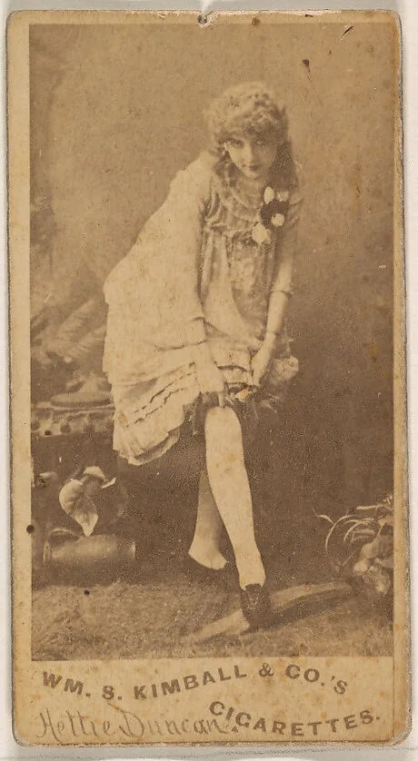Hettie Duncan, from the Actresses series (N203) issued by Wm. S. Kimball & Co. — William S. Kimball & Company