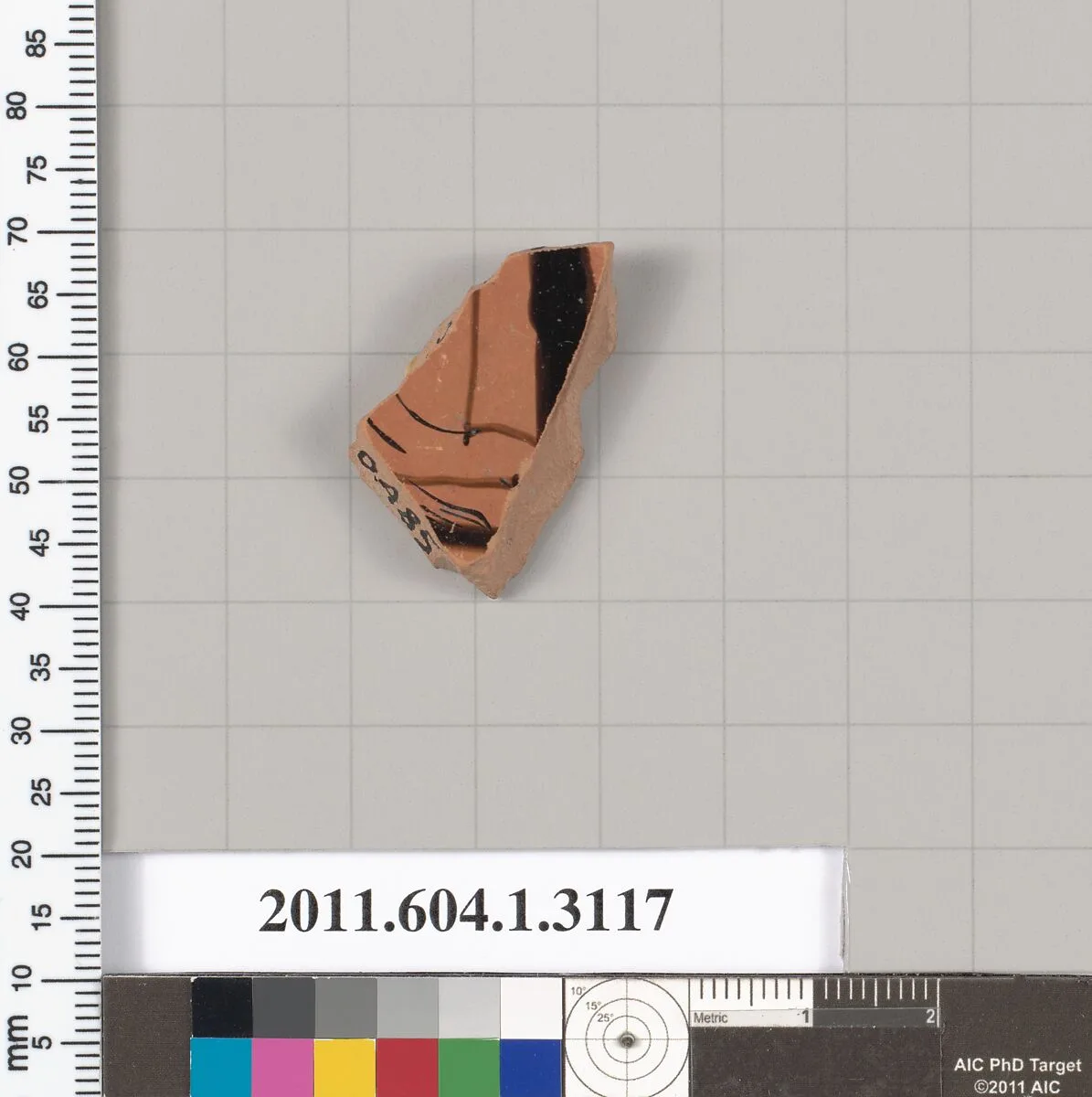 Terracotta fragment of a kylix (drinking cup) — Unknown