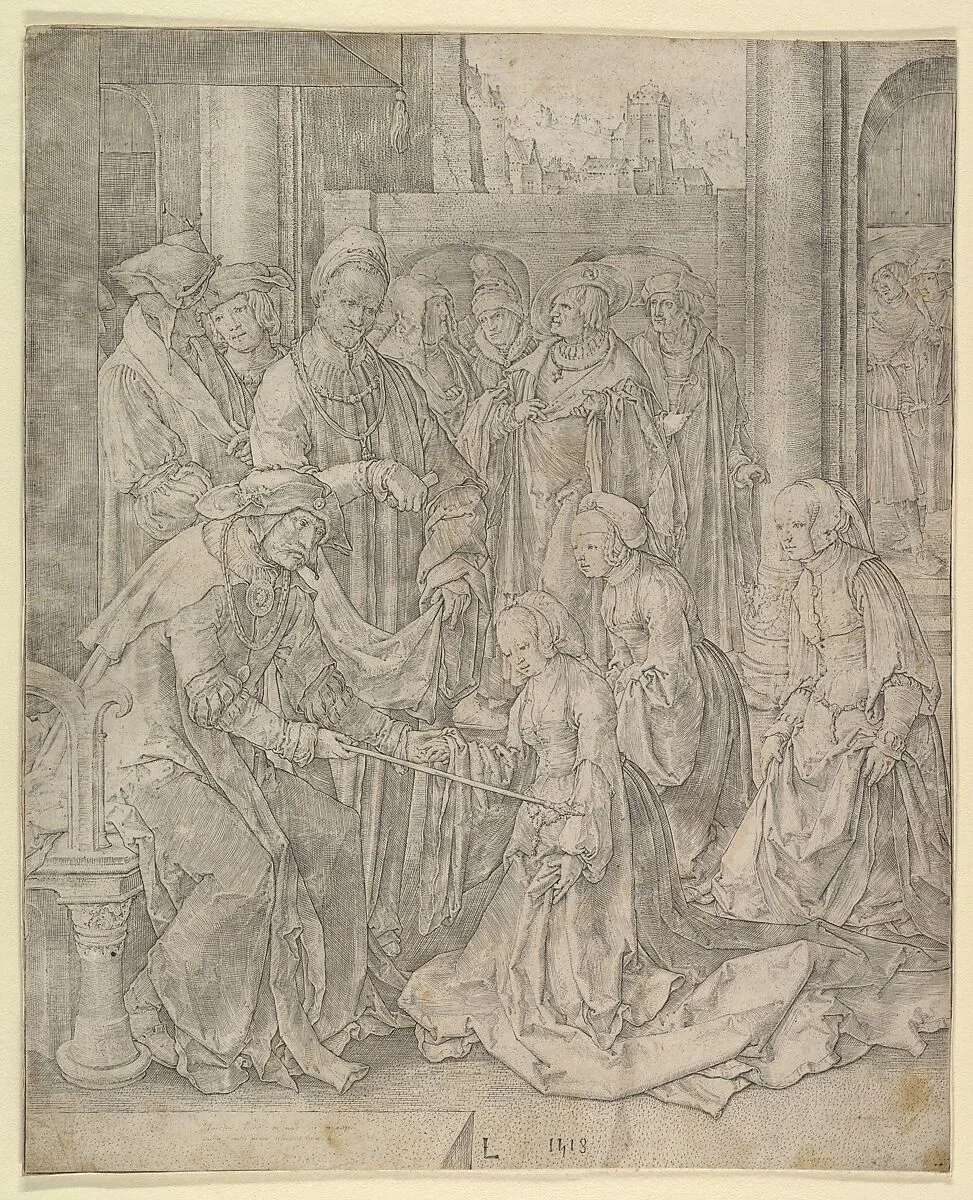 Esther Before Ahasuerus — Lucas van Leyden