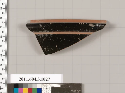Terracotta fragment of a lekanis (covered dish)?