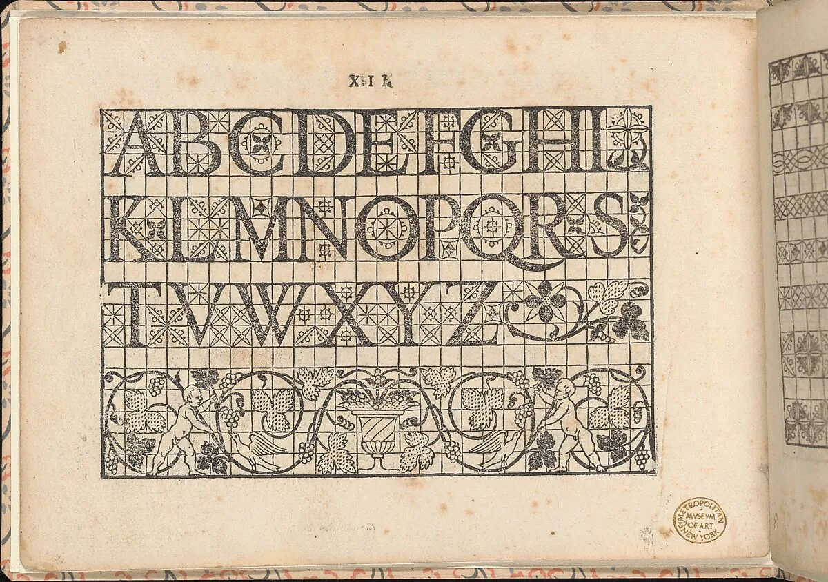 La vera perfettione del disegno di varie sorti di recami, page 3 (verso) — Giovanni Ostaus