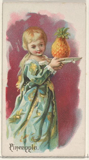 Pineapple, from the Fruits series (N12) for Allen & Ginter Cigarettes Brands