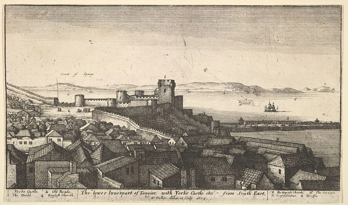 The lower inner part of Tangier — Wenceslaus Hollar
