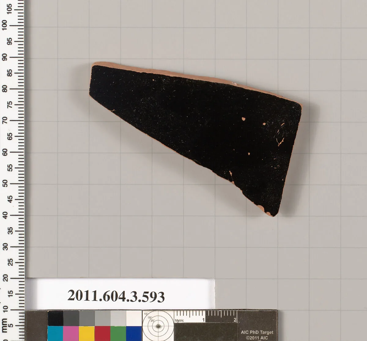 Terracotta fragment of a column-krater (bowl for mixing wine and water) or calyx-krater (bowl for mixing wine and water) — Unknown