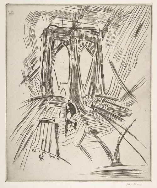 Brooklyn Bridge, No. 6 — John Marin