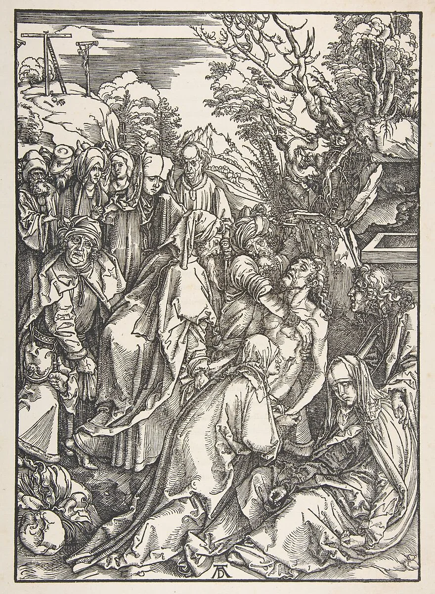 The Deposition of Christ, from "The Large Passion" — Albrecht Dürer