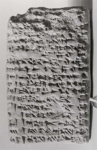 Cuneiform tablet: account of commodity disbursements to prebendaries, Ebabbar archive