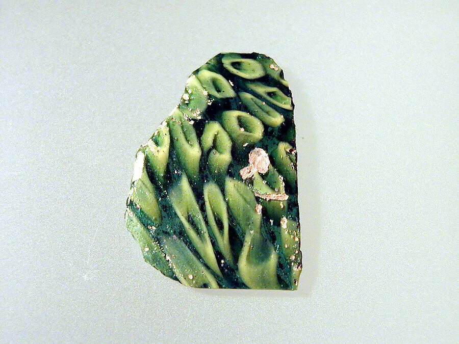 Glass mosaic bowl fragment — Unknown
