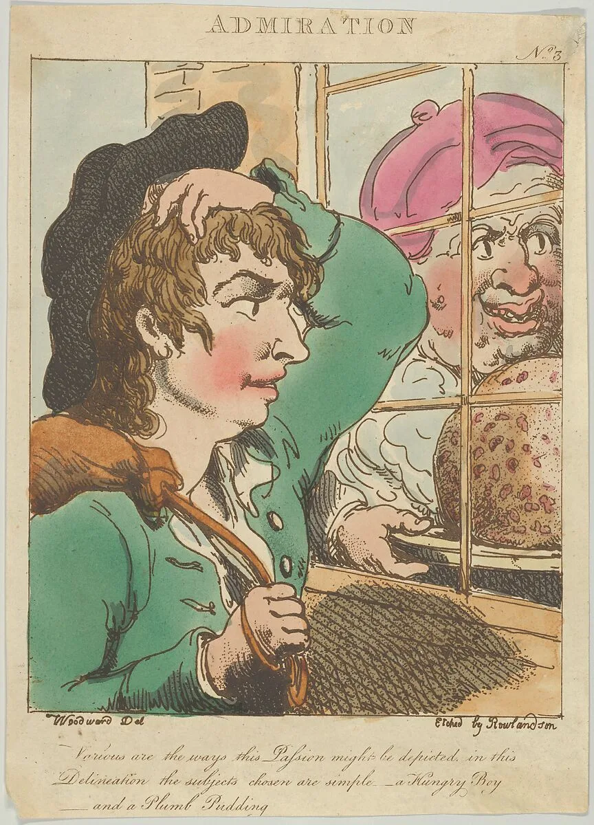 Admiration — Rudolph Ackermann, London|George Murgatroyd Woodward|Thomas Rowlandson