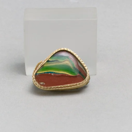 Glass mosaic bowl fragment
