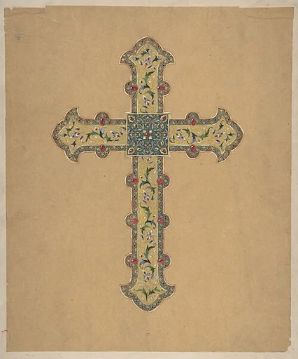 Design for a cross from the workshop of Froment-Meurice