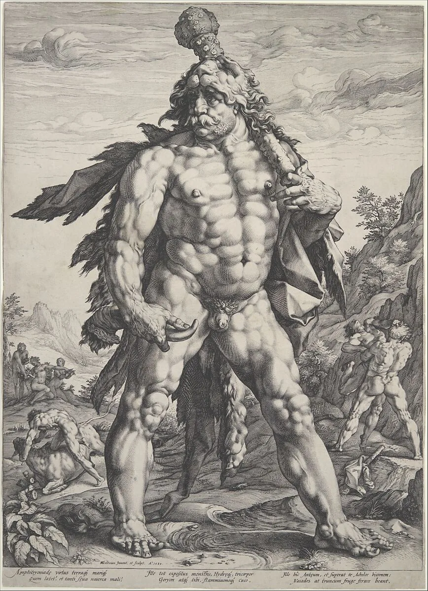 The Great Hercules — Hendrick Goltzius