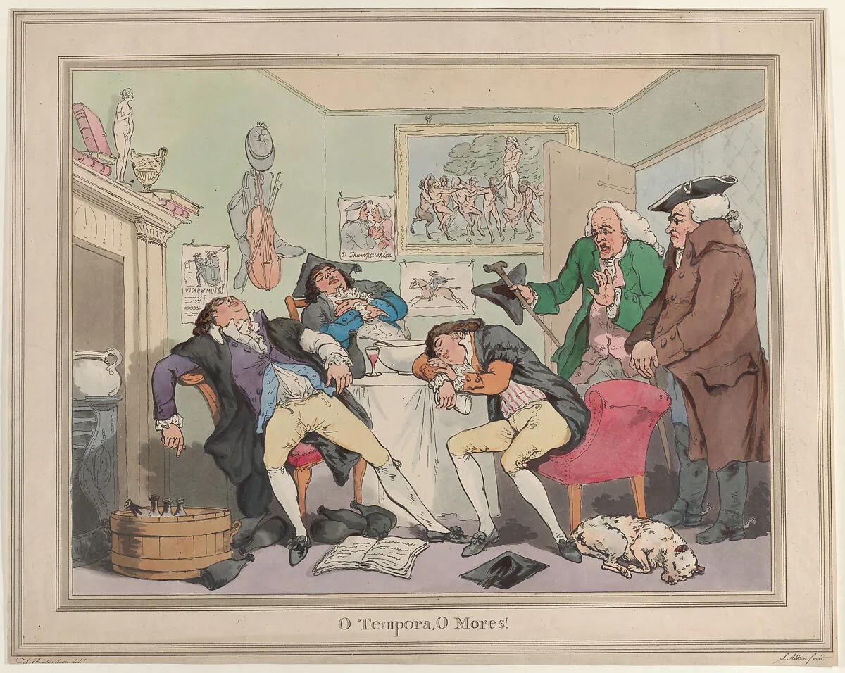 O Tempora, O Mores! — Samuel Alken|Thomas Rowlandson