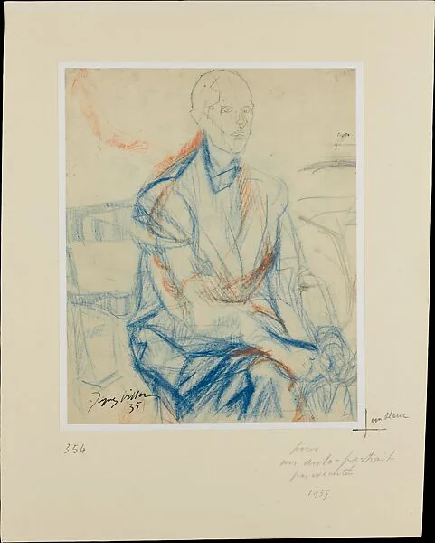 Study for a Self Portrait — Jacques Villon