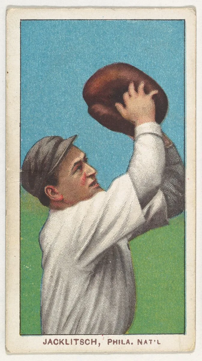 Jacklitsch, Philadelphia, National League, from the White Border series (T206) for the American Tobacco Company — American Tobacco Company