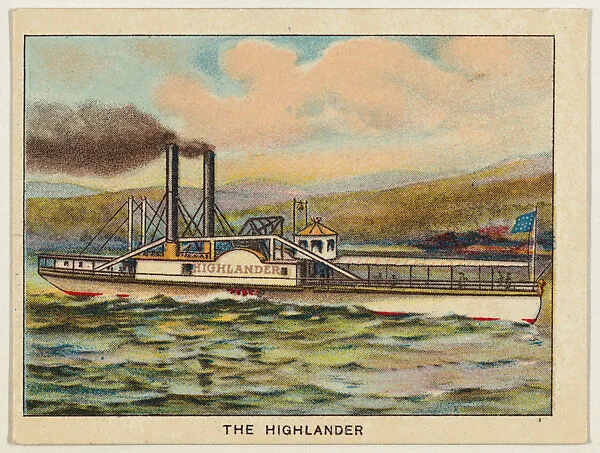 The Highlander, from the "Hudson-Fulton" series (T72), issued with Turkey Red Cigarettes by the American Tobacco Company — American Tobacco Company