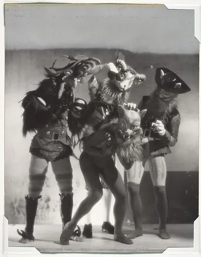 Lew Christensen, John Taras, Todd Bolender and Fred Danieli in "Renard"