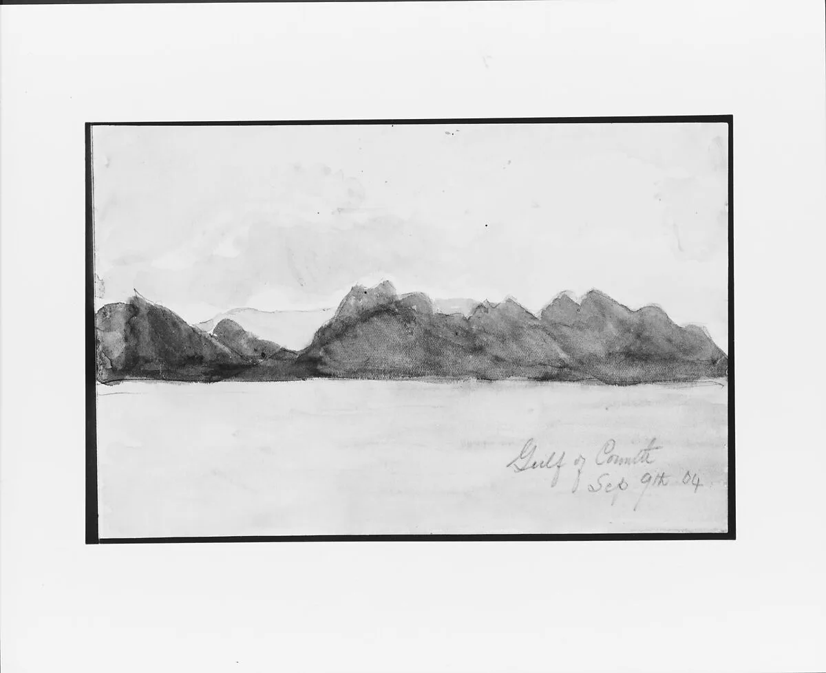 Gulf of Corinth (from Sketchbook) — Mary Newbold Sargent