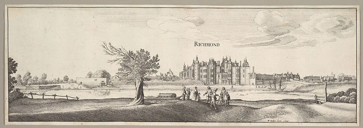 Richmond Palace — Wenceslaus Hollar