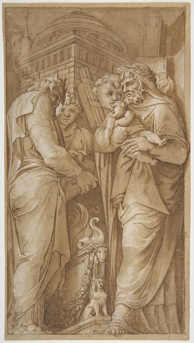 Roman Scene — Polidoro da Caravaggio