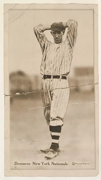 Demaree, New York Nationals, from the Famous Baseball Players, Champion Athletes, and Photo Play Stars, issued by Fatima Turkish Blend Cigarettes — Liggett & Myers Tobacco Company