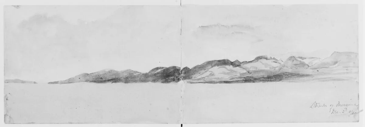 Straights of Messina, 1904 (from Sketchbook) — Mary Newbold Sargent