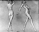 Study: Two Female Figures — Joseph Lichtenauer