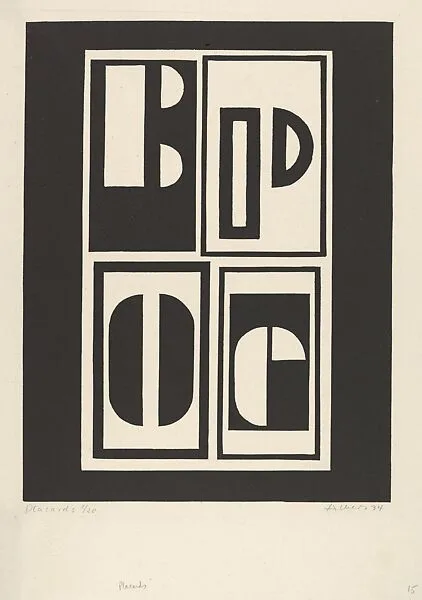 Placards — Josef Albers
