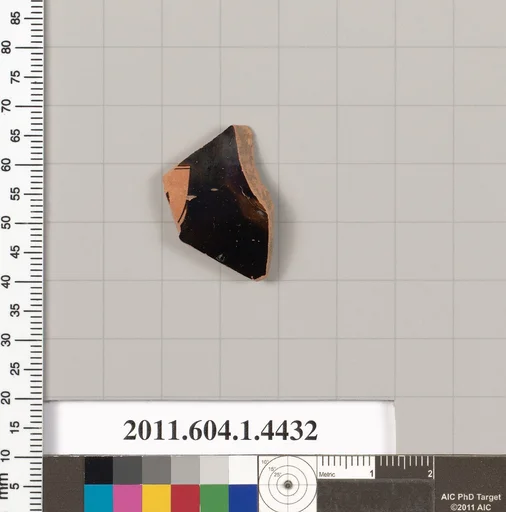 Terracotta fragment of a kylix (drinking cup)