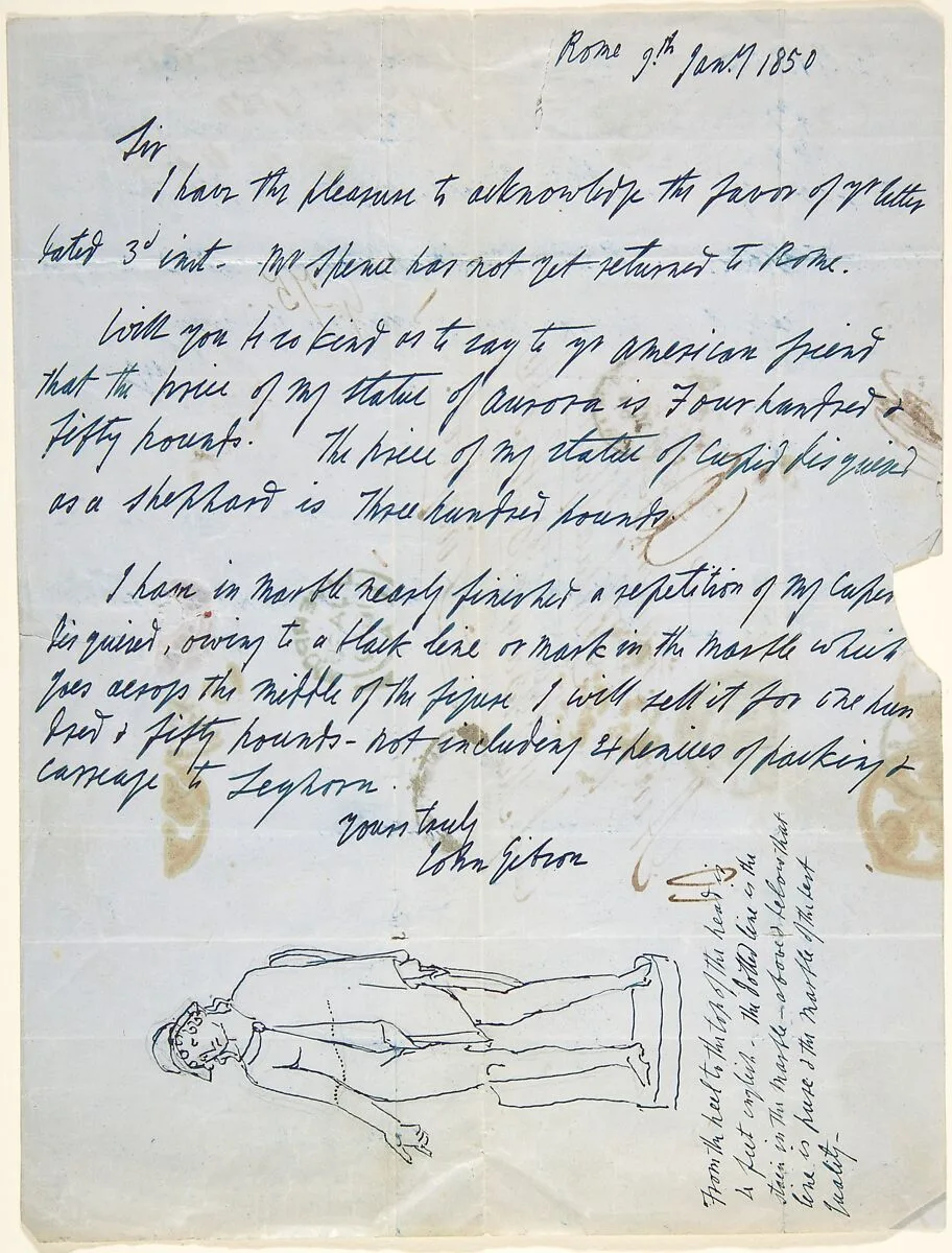 Letter from John Gibson to John Udny, containing information for Henry Farnum — John Gibson|Henry Farnum
