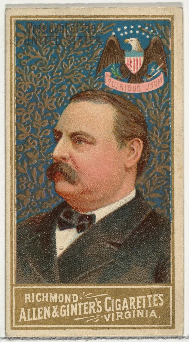 President of the United States, from World's Sovereigns series (N34) for Allen & Ginter Cigarettes — Allen & Ginter