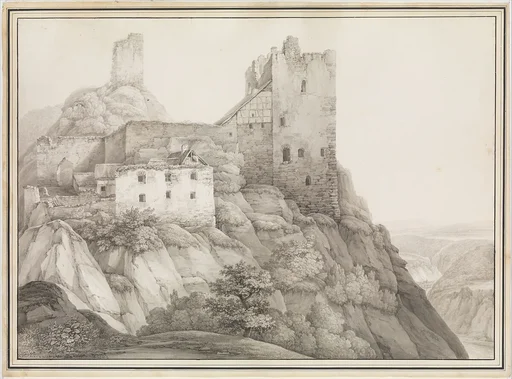 The Ruin of Liebenstein Castle near Bornhofen am Rhein, Seen from the North-West