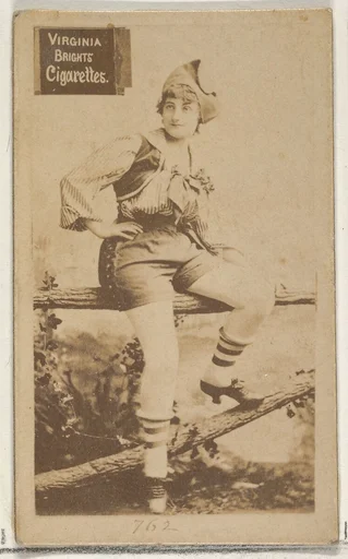 Card 762, from the Actors and Actresses series (N45, Type 2) for Virginia Brights Cigarettes