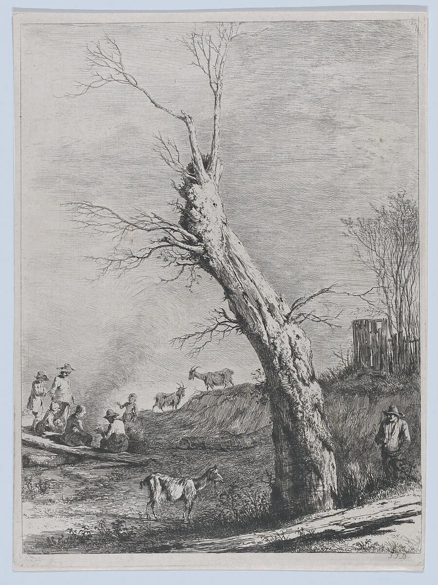 Winter, after a drawing completed in Saint-Chamond — Jean Jacques de Boissieu
