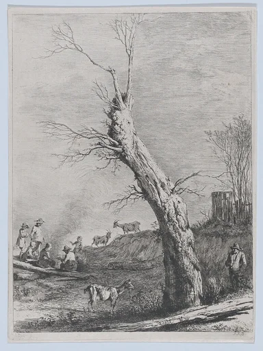 Winter, after a drawing completed in Saint-Chamond