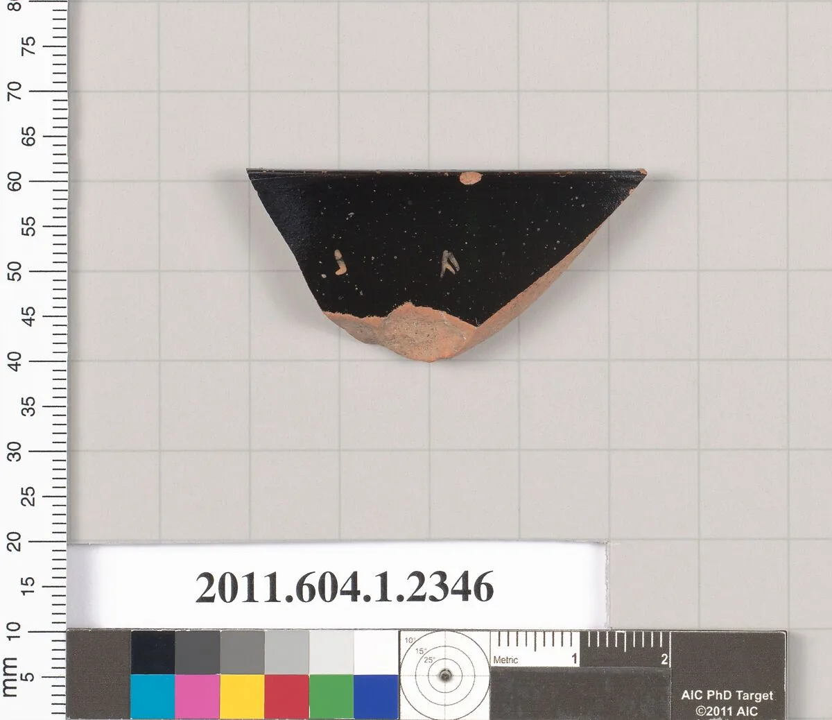 Terracotta rim fragment of a kylix (drinking cup) — Unknown