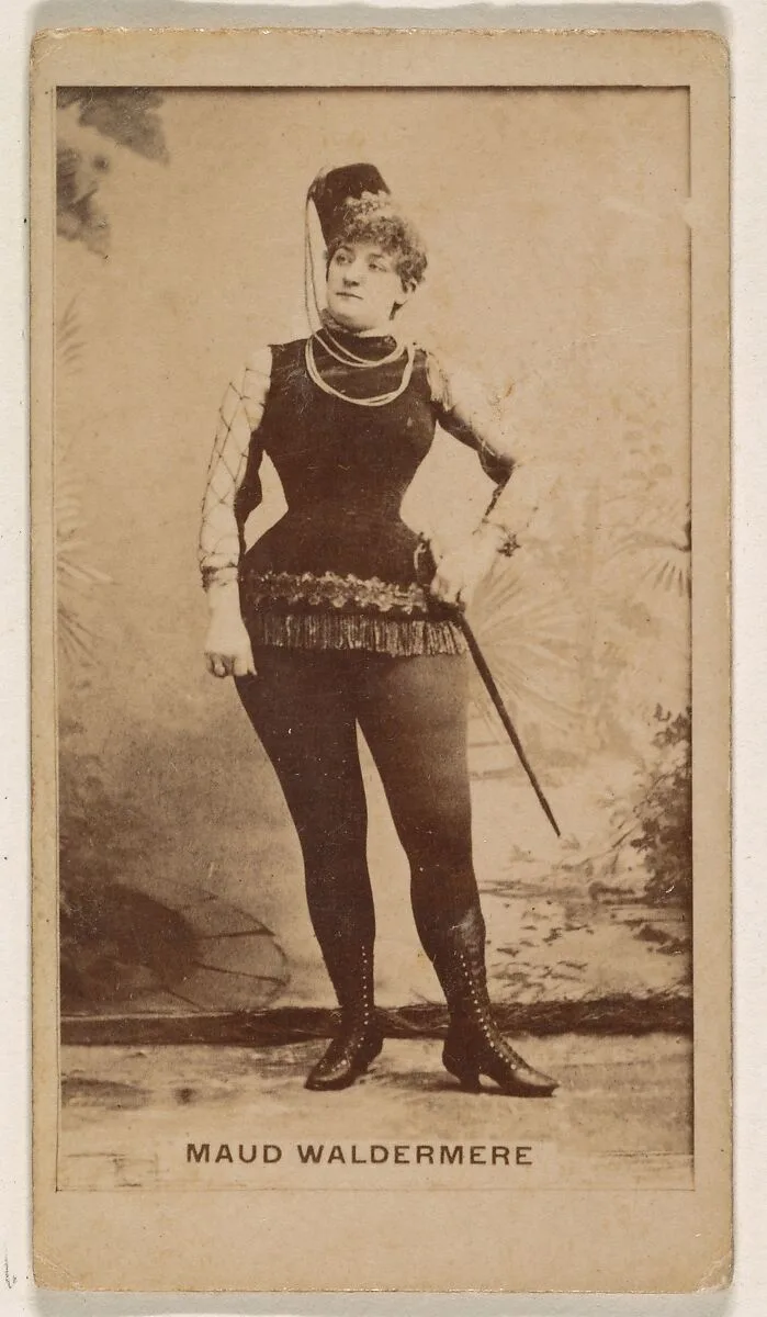 Maud Waldermere, from the Actresses series (N245) issued by Kinney Brothers to promote Sweet Caporal Cigarettes — Kinney Brothers Tobacco Company